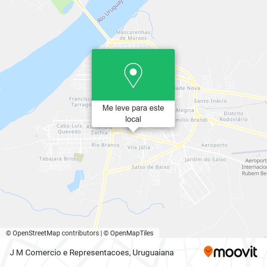 J M Comercio e Representacoes mapa