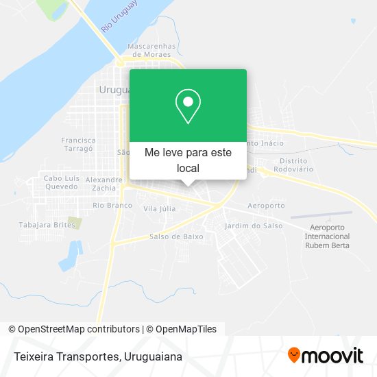 Teixeira Transportes mapa