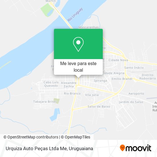 Urquiza Auto Peças Ltda Me mapa