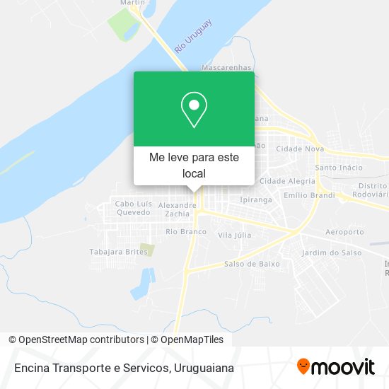 Encina Transporte e Servicos mapa