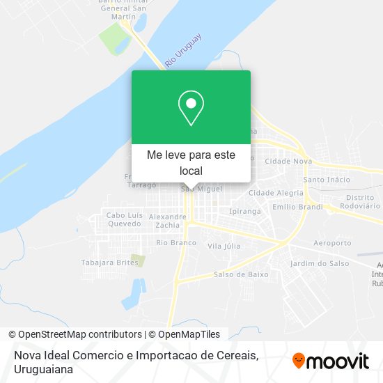 Nova Ideal Comercio e Importacao de Cereais mapa