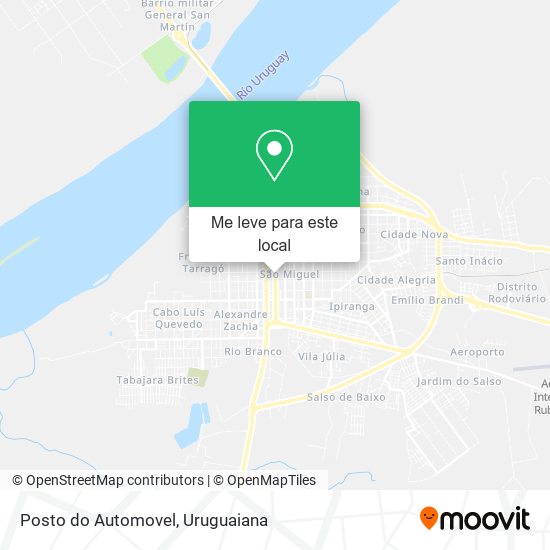 Posto do Automovel mapa