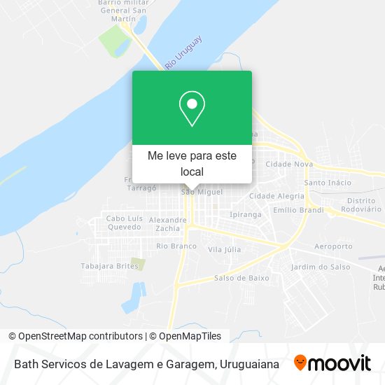 Bath Servicos de Lavagem e Garagem mapa