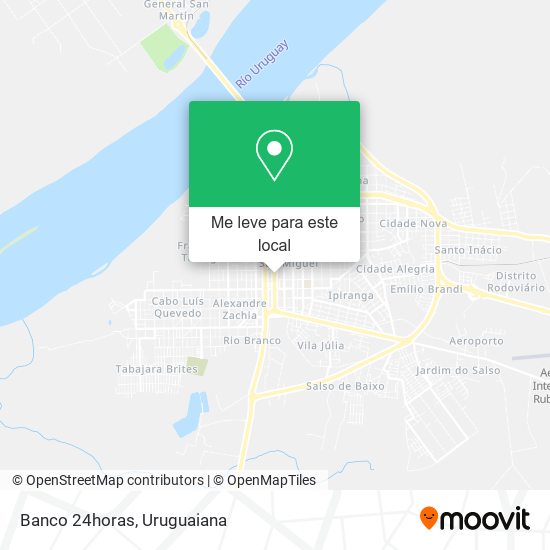 Banco 24horas mapa