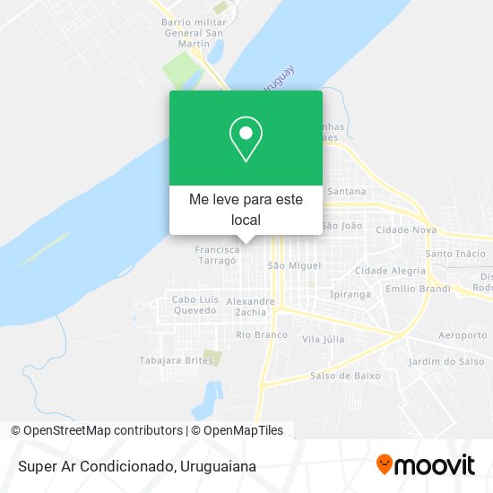 Super Ar Condicionado mapa