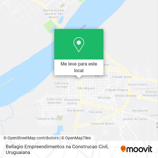Bellagio Empreendimentos na Construcao Civil mapa