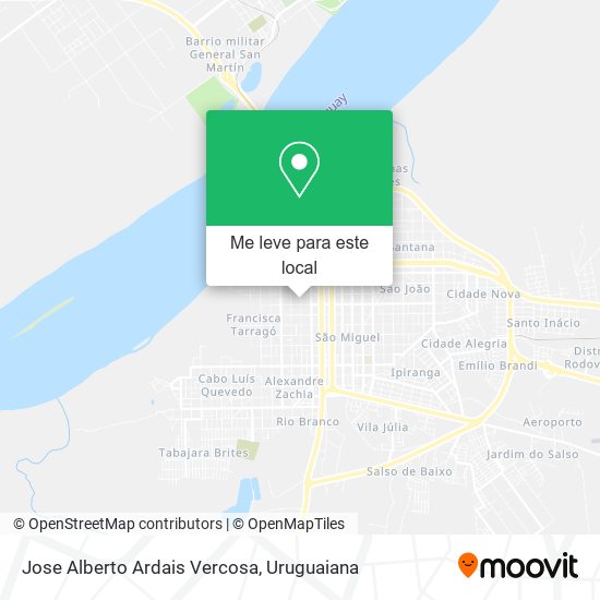 Jose Alberto Ardais Vercosa mapa