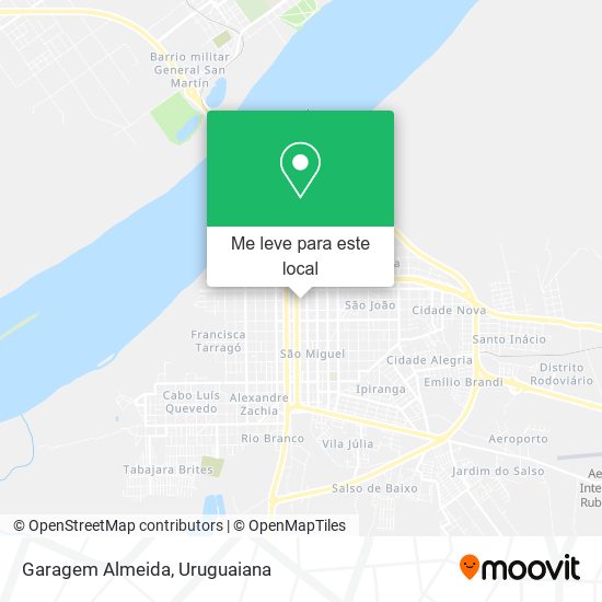 Garagem Almeida mapa