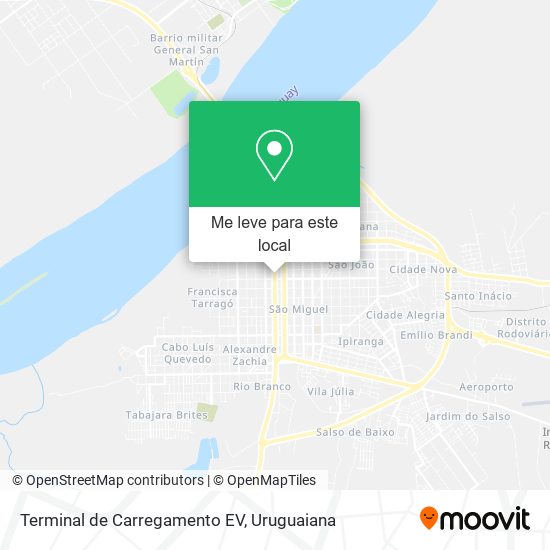 Terminal de Carregamento EV mapa