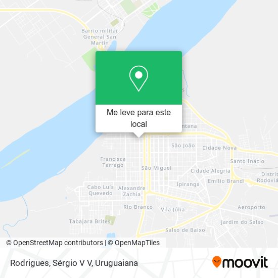 Rodrigues, Sérgio V V mapa