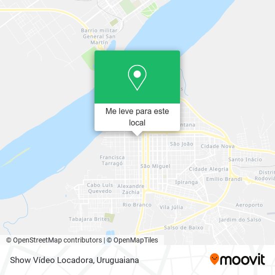 Show Vídeo Locadora mapa