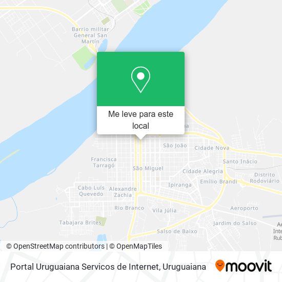 Portal Uruguaiana Servicos de Internet mapa