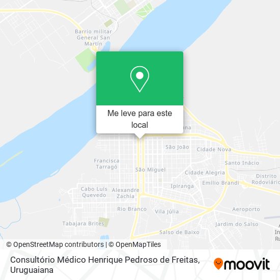 Consultório Médico Henrique Pedroso de Freitas mapa