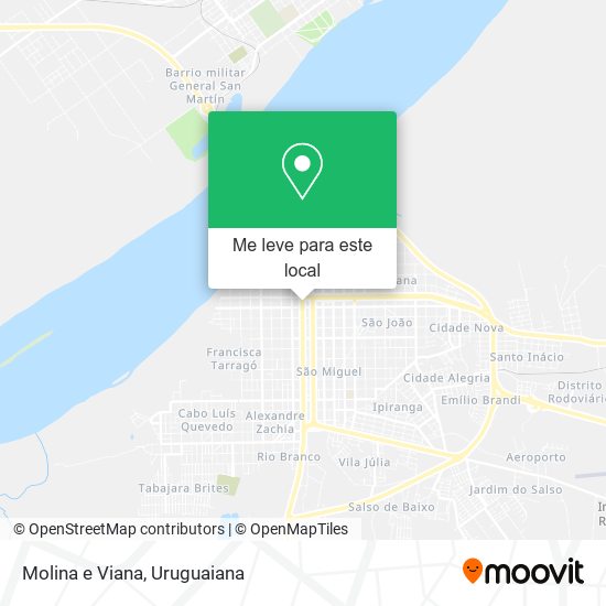 Molina e Viana mapa