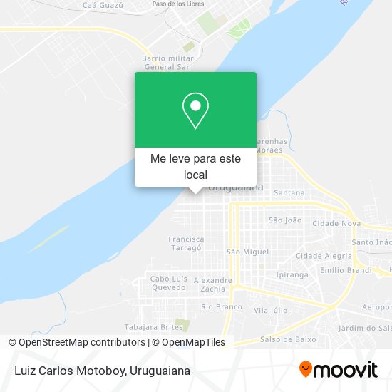 Luiz Carlos Motoboy mapa
