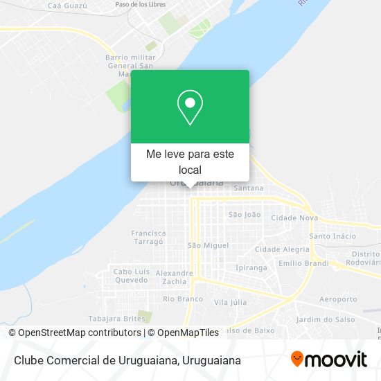 Clube Comercial de Uruguaiana mapa