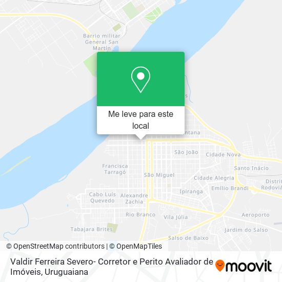 Valdir Ferreira Severo- Corretor e Perito Avaliador de Imóveis mapa