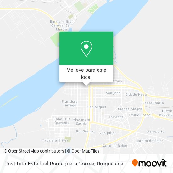 Instituto Estadual Romaguera Corrêa mapa