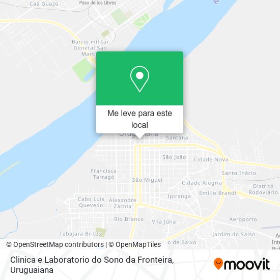 Clinica e Laboratorio do Sono da Fronteira mapa