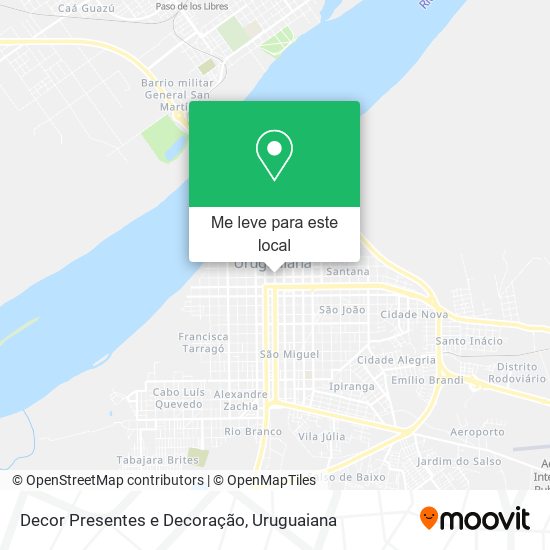 Decor Presentes e Decoração mapa