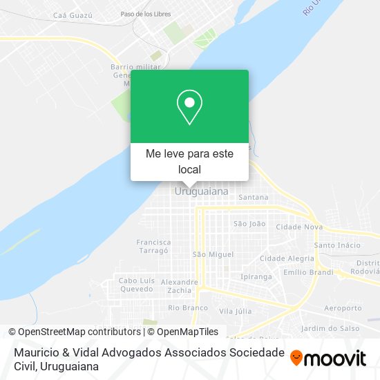 Mauricio & Vidal Advogados Associados Sociedade Civil mapa