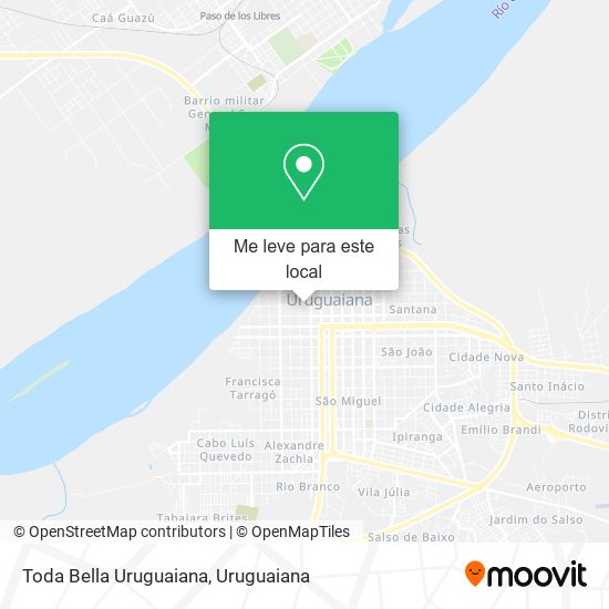 Toda Bella Uruguaiana mapa