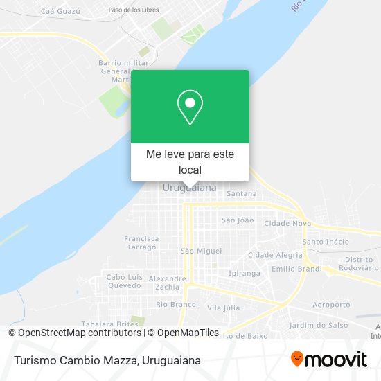Turismo Cambio Mazza mapa