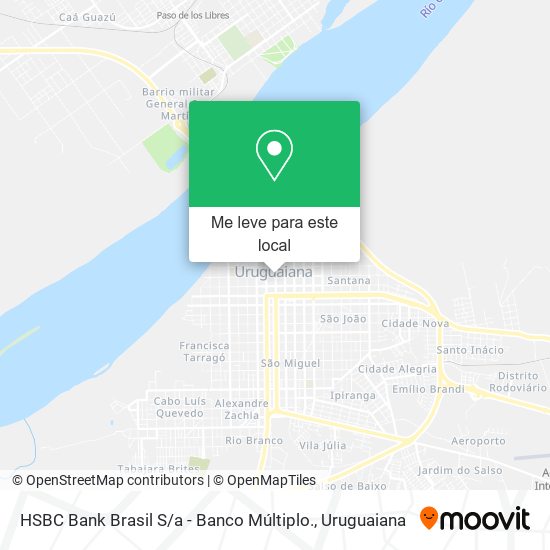 HSBC Bank Brasil S / a - Banco Múltiplo. mapa