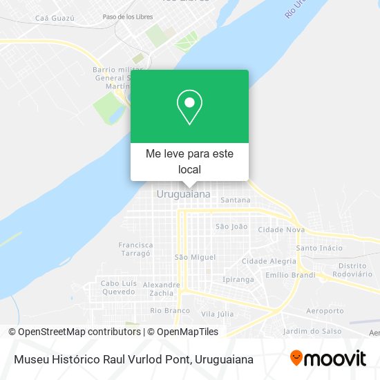 Museu Histórico Raul Vurlod Pont mapa