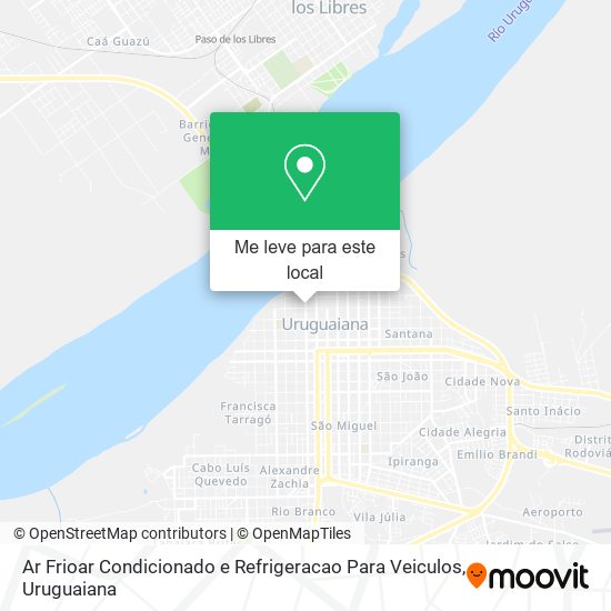 Ar Frioar Condicionado e Refrigeracao Para Veiculos mapa