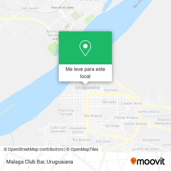 Malaga Club Bar mapa