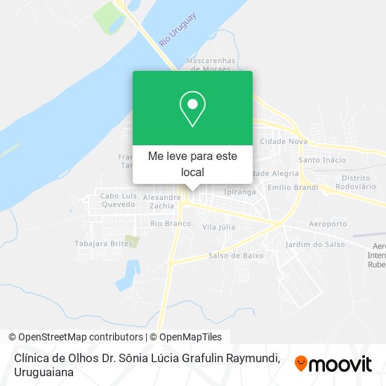 Clínica de Olhos Dr. Sônia Lúcia Grafulin Raymundi mapa