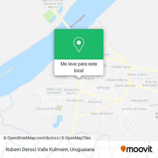 Rubem Deroci Valle Kulmann mapa