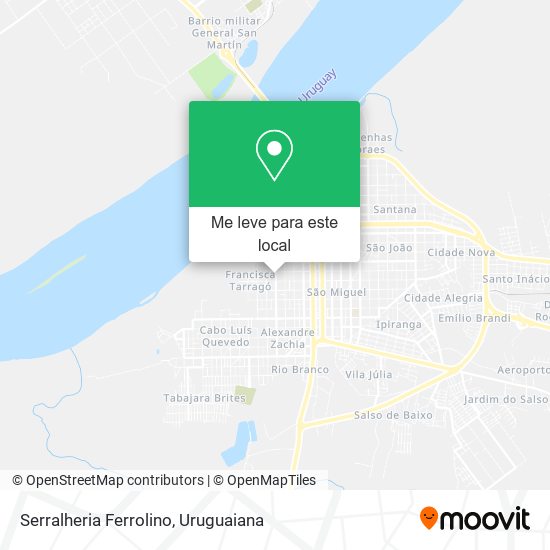Serralheria Ferrolino mapa