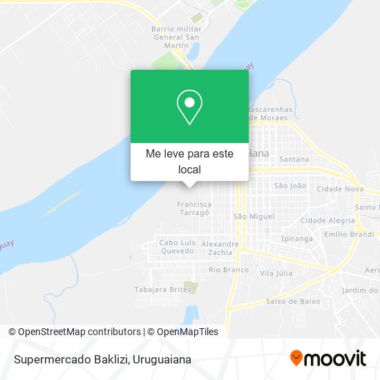 Supermercado Baklizi mapa