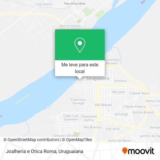 Joalheria e Otica Roma mapa