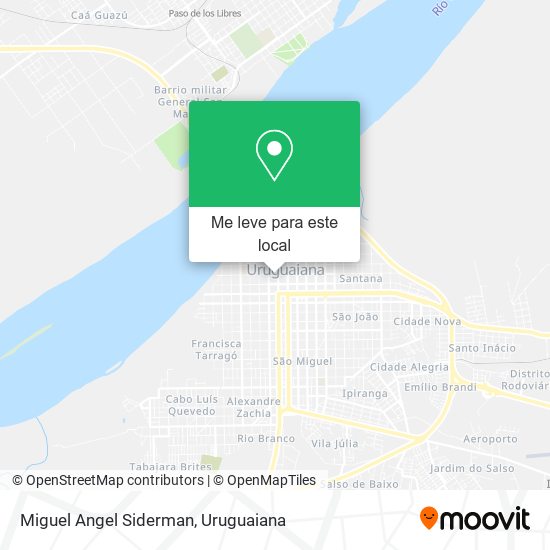 Miguel Angel Siderman mapa