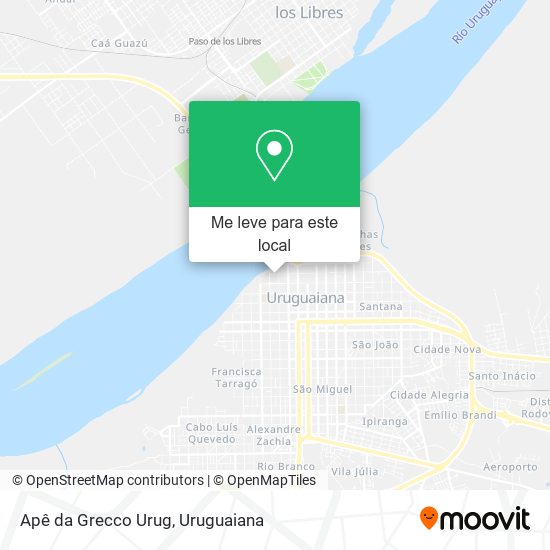 Apê da Grecco Urug mapa