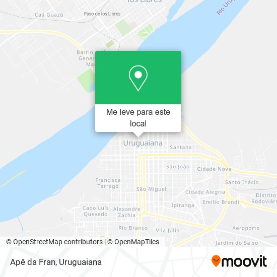 Apê da Fran mapa