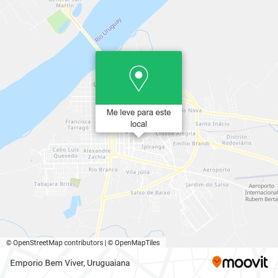 Emporio Bem Viver mapa