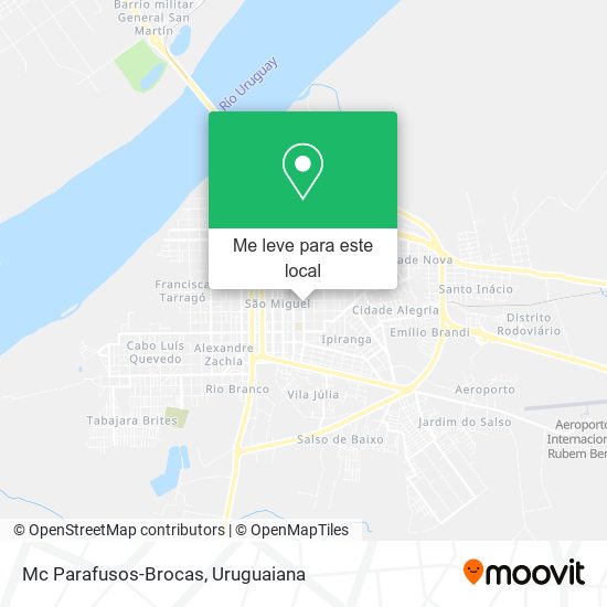 Mc Parafusos-Brocas mapa
