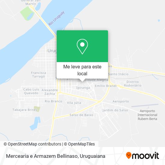 Mercearia e Armazem Bellinaso mapa