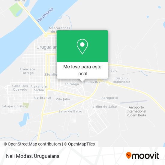 Neli Modas mapa