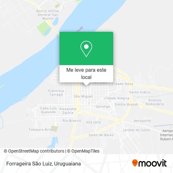 Forrageira São Luiz mapa