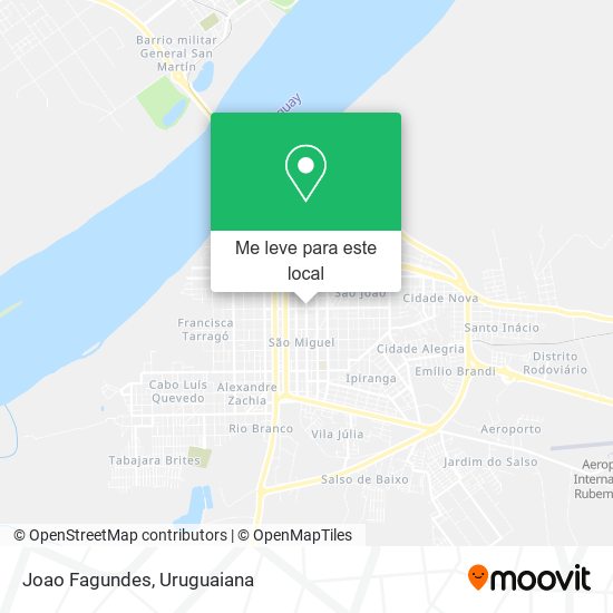 Joao Fagundes mapa