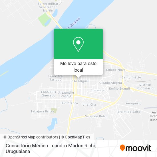 Consultório Médico Leandro Marlon Richi mapa