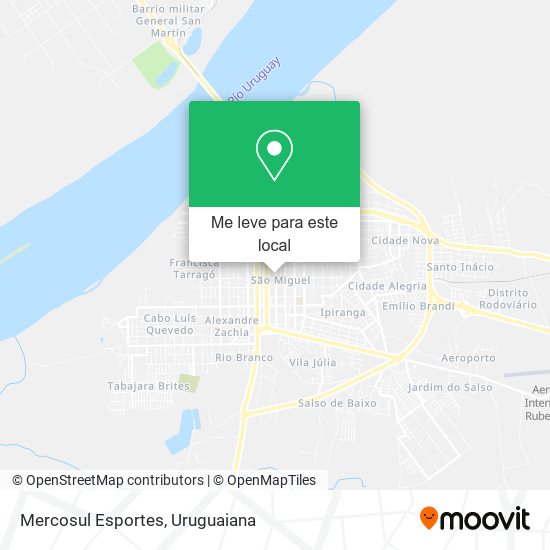 Mercosul Esportes mapa