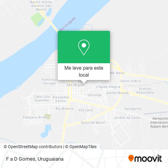 F a D Gomes mapa