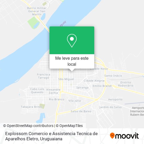 Explossom Comercio e Assistencia Tecnica de Aparelhos Eletro mapa