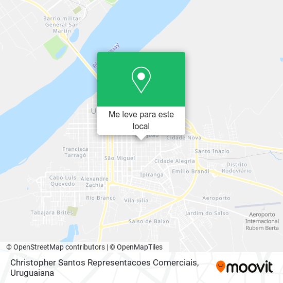 Christopher Santos Representacoes Comerciais mapa